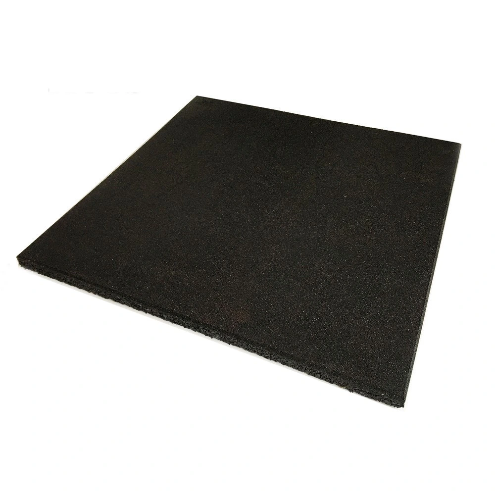 Rubber Floor Tiles / Crossfit Gym Rubber Floor Mat 20mm Thickness