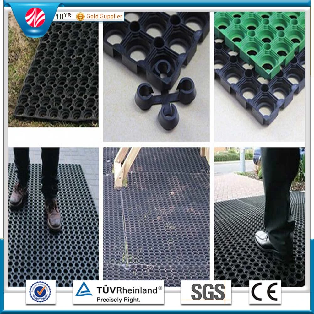 Drainage Rubber Mat Acid Resistant Rubber Mat Anti Slip Oil Resistance Rubber Mat