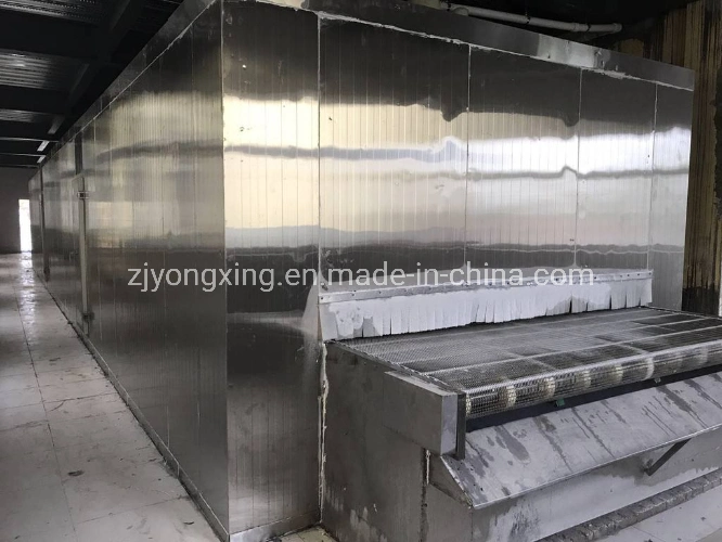 Cjw/Cjb IQF Tunnel Freezer/ Freezing Tunnel/Impact Tunnel Freezer Made by Yongxing Factory