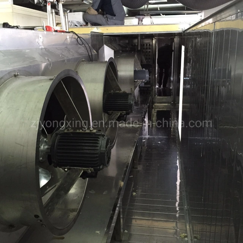 Cjw/Cjb IQF Tunnel Freezer/ Freezing Tunnel/Impact Tunnel Freezer Made by Yongxing Factory