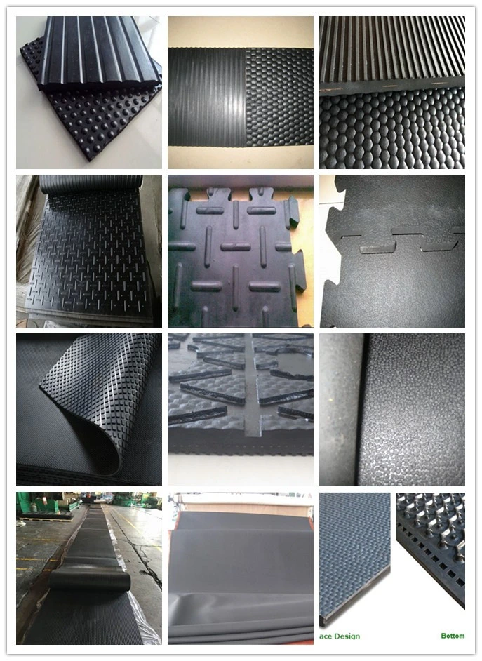 Bubble/Groove Cow/Horse Rubber Mat Stable Horse Rubber Mat