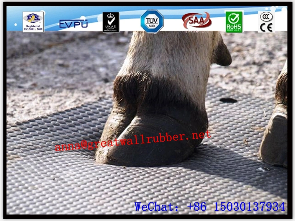 Anti-Slip Horse Rubber Mat/Cattle Rubber Matting/House Rubber Stable Mat