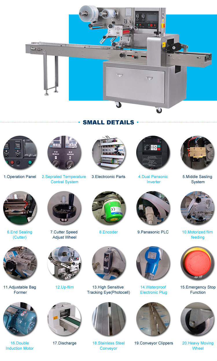 Automatic Small Mooncake Muffin Cake Packing Machine