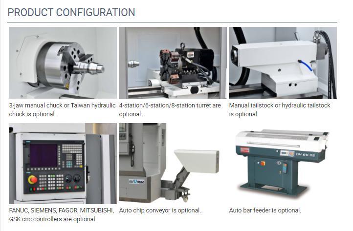 Small Size CNC Lathe Machine Ck6130s/500