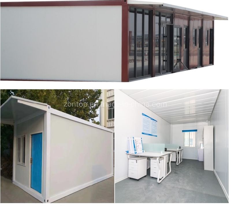 3 Bedroom Prefab Modular Home Prefabricated Glass Container House