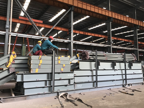 Large Span Prefabricated Light Construction House Prefab Structure Steel Building