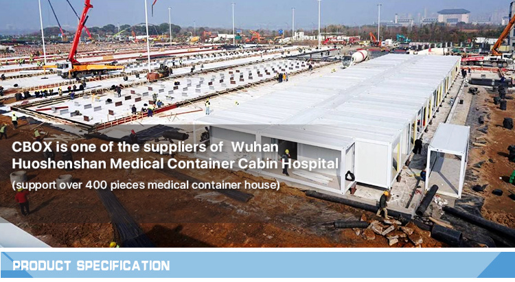 Prefabricated Mobile Isolated Hospital Prefab Container Homes for Clinic