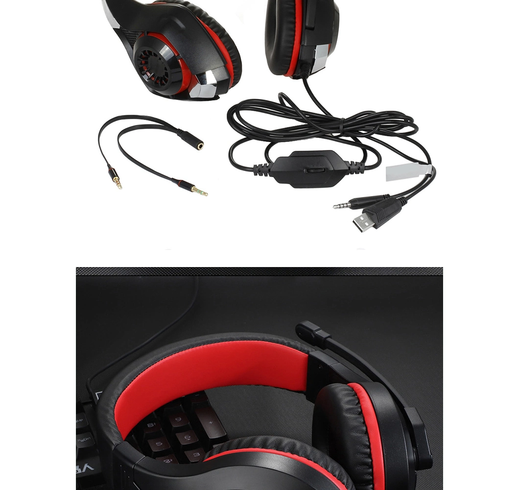 New Adjustable Light Weight Headphone Professional Pubg Gaming Headset for E-Sport Moving