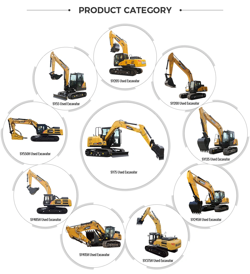 Construction Heavy Machine Hydraulic Crawler Excavator Sy200 for Heavy Duty