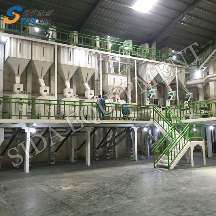 Complete Set 1000kg Rice Mill Rice Milling Machinery Price