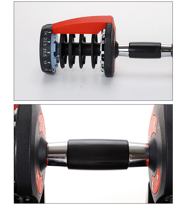 Custom Logo Gym Equipment 20 Kg 40kg 90lbs Adjustable Dumbbel