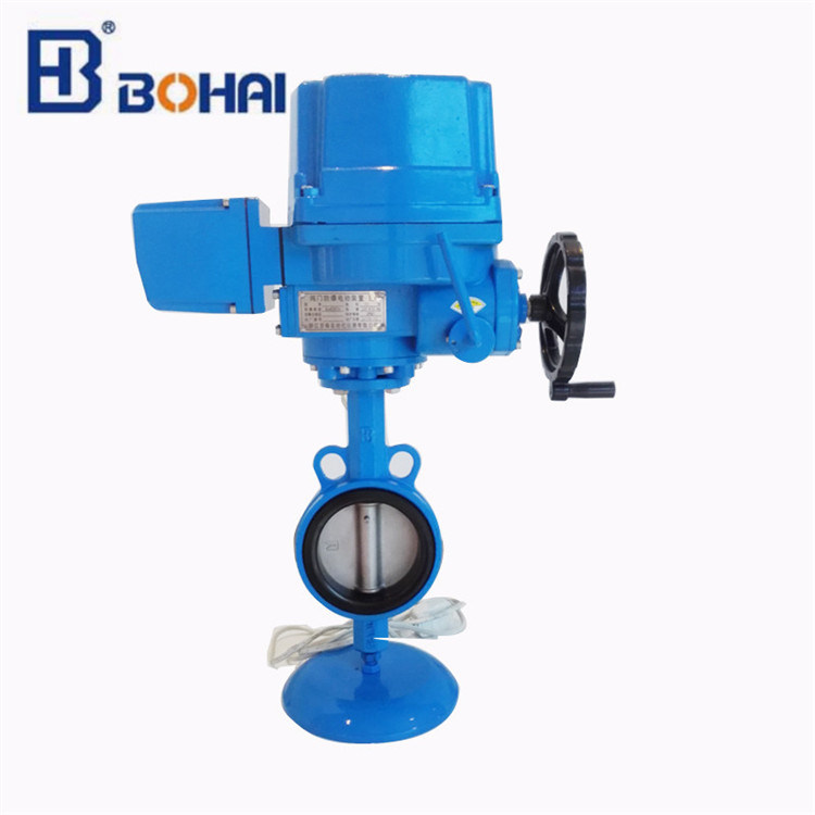 Cast Iron Electric Wafer Butterfly Valve