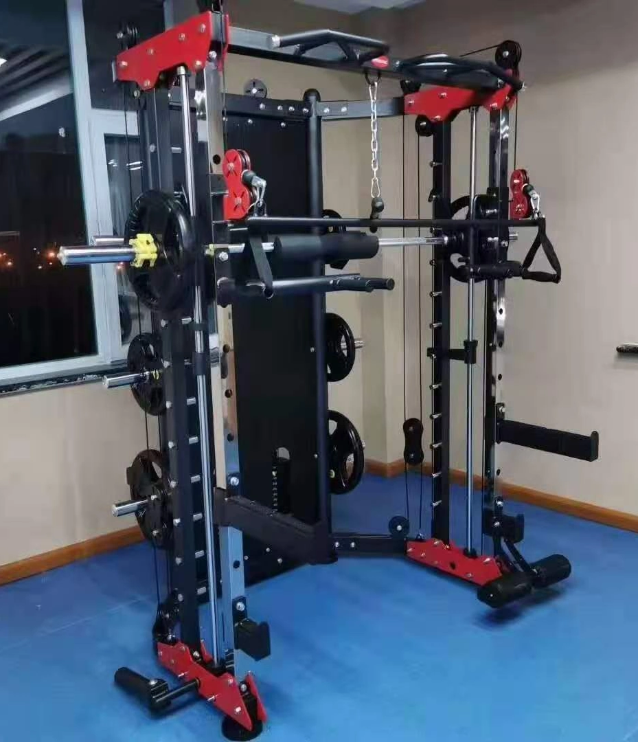 Fitness Bodybuilding Equipment Multi Function Rack Multifunctional Smith Machine Gym Equipment