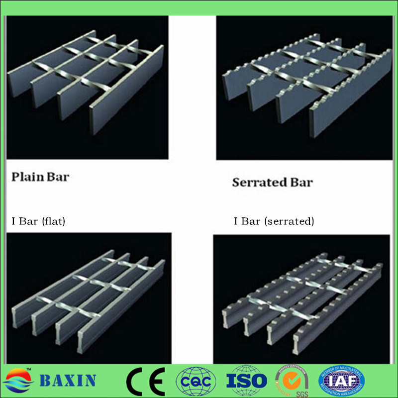 Heavy Duty Galvanized Press-Locked Steel Bar Grating