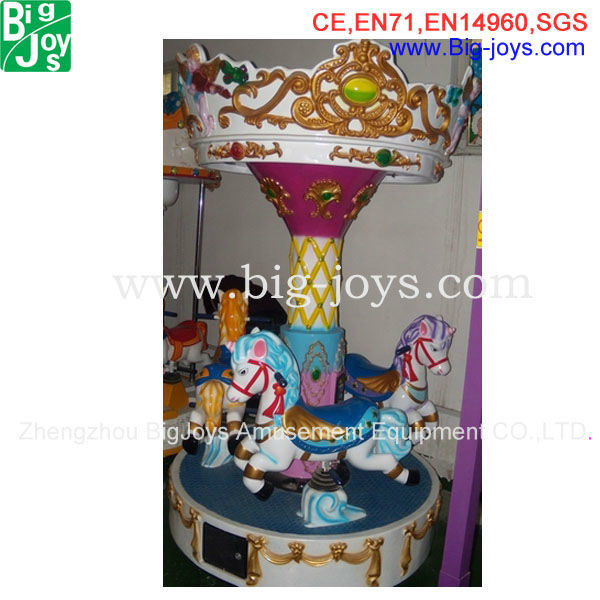 3 Seats Mini Carousel for Sale, Kiddie Mini Carousel Horse for Sale