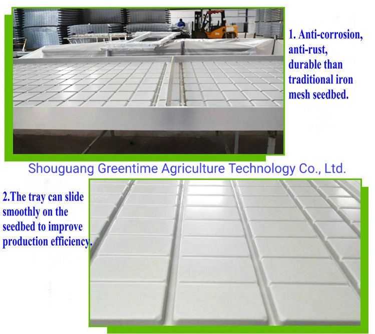 Mesh Rolling Table Top Benches for Agricultural Planting