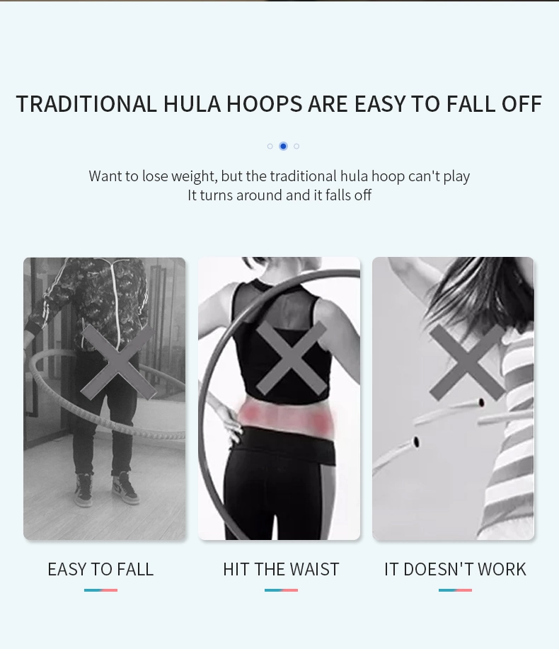 Wholesale Workout Gym Training Exercise Fitness Adjustable Weighted Hoola Smart Hula Hoop for Adult