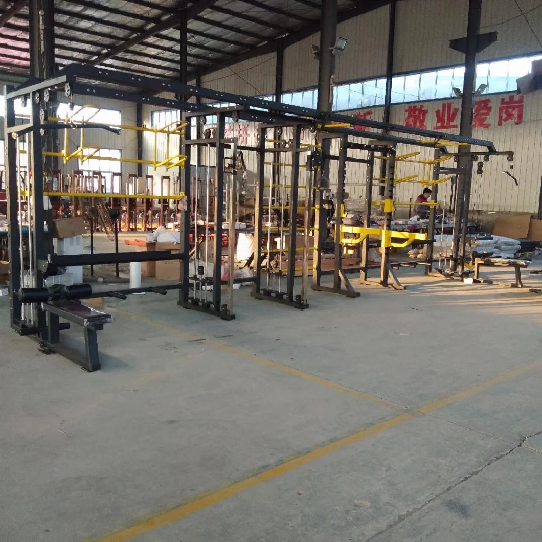 F9013 Commercial Home Multifunction Gym Fitness Equipment Crossfit Rig Rack Monkey Rig Multi Functional Power Rack Crossfit Rigs for Home Workout