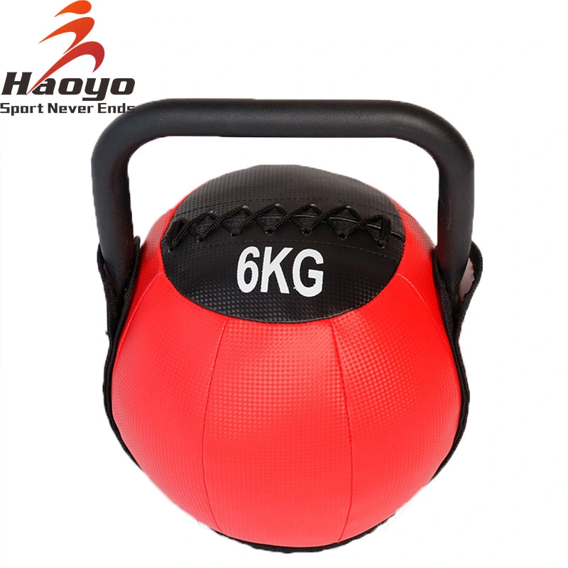 High Quality Custom Logo Fitness Iron Material Handle Soft Kettlebell