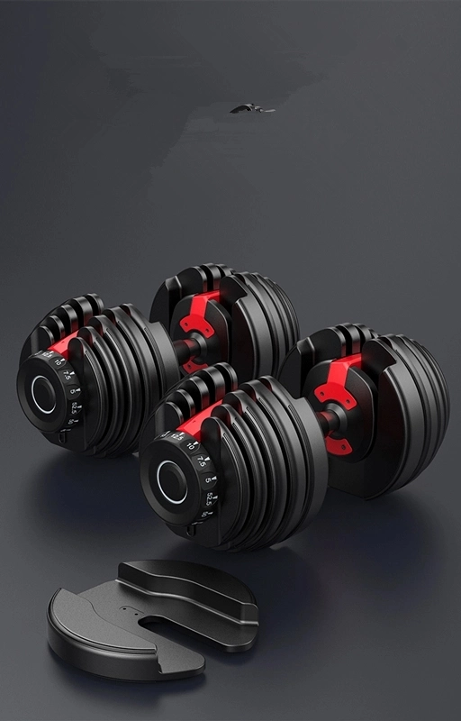 Gym Adjustable Weights Dumbell 24 Kg Fitness Equipment for Unisex Adjustable Dumbbell