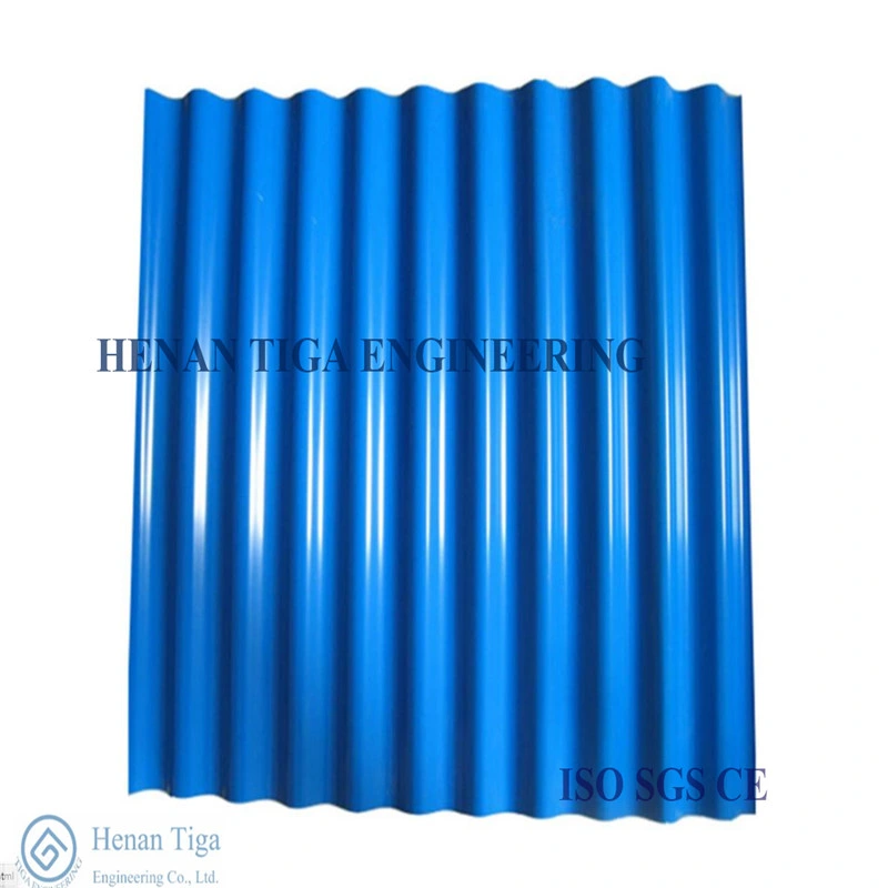 Weatherability Waved / Corrugated PPGI Roofing Plates / Color Coated Roofing Sheets