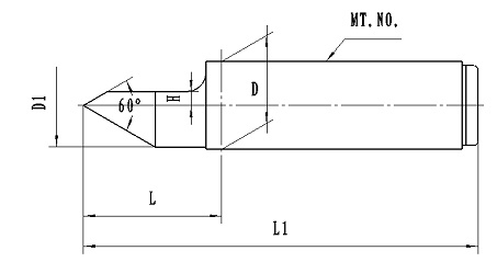 Mt Dead Center, Carbide Tipped Fixed Dead Center CNC Lathe