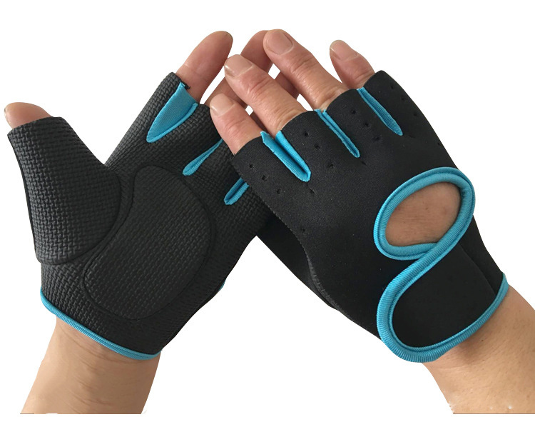 Half-Finger Cycling Non-Slip Breathable Weightlifting Pull-up Multicolor Fitness Gloves