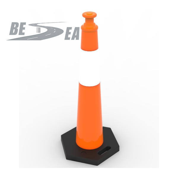 with 6 Different Handles Stackable Road Delineator Cone