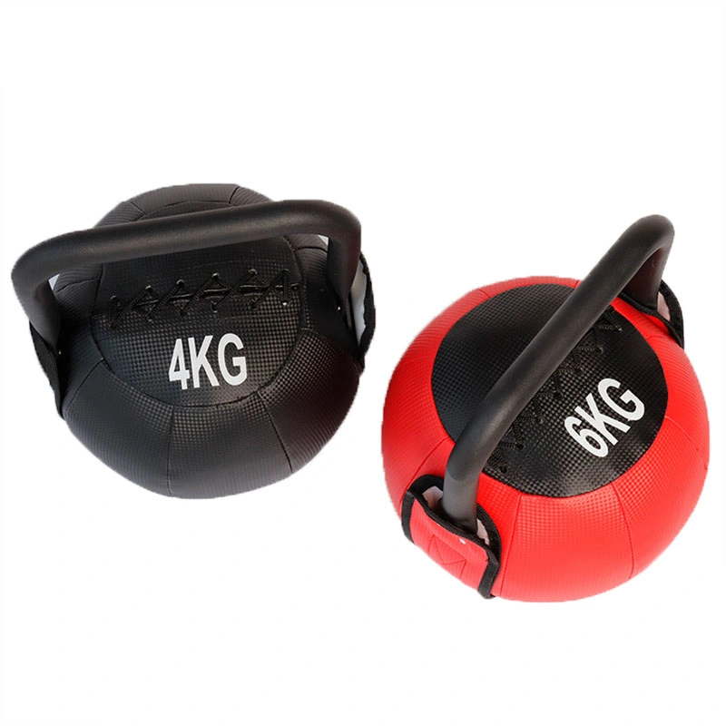 High Quality Custom Logo Fitness Iron Material Handle Soft Kettlebell