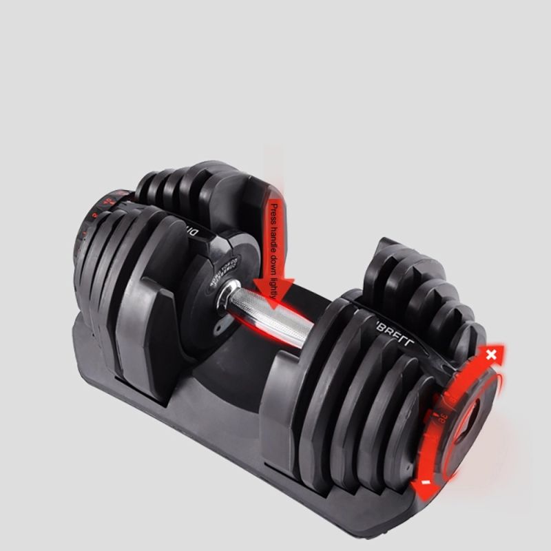 2021 Hot New Dumbbell Strength Training Muscle Training Adjustable Dumbbell Free Weights Fitness Dumbbells