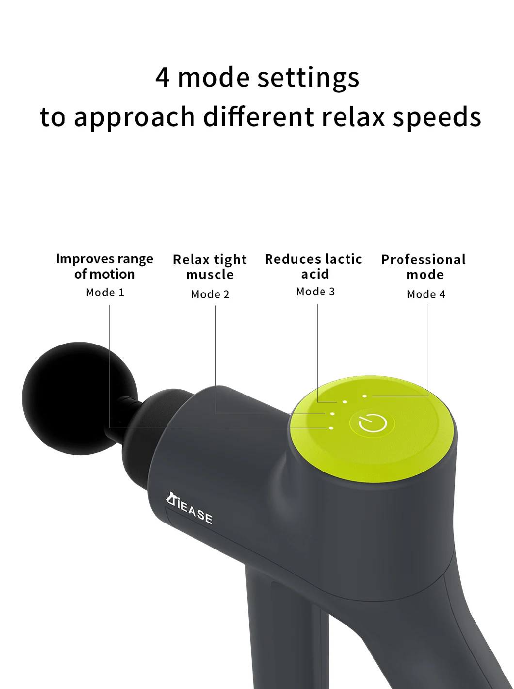 New 12mm Massage Gun Professional 24V Super Handheld Massage Gun for Muscle Massage Relieve