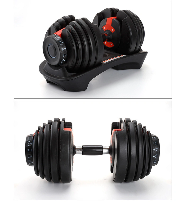 Custom Logo Gym Equipment 20 Kg 40kg 90lbs Adjustable Dumbbel