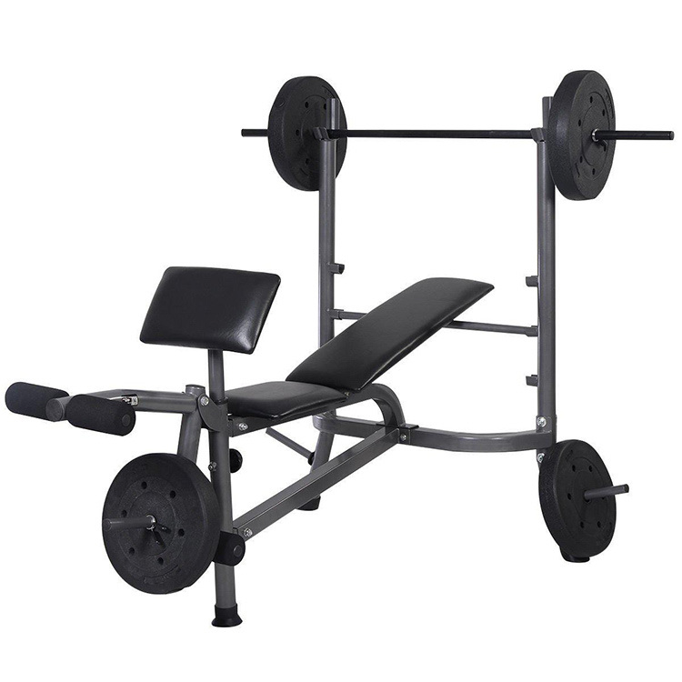 China Adjustable Sit up Flat Fly Black Weight Lifting Bench