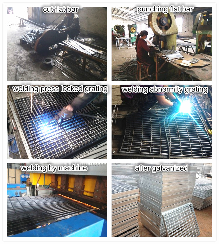 Heavy Duty Galvanized Press-Locked Steel Bar Grating