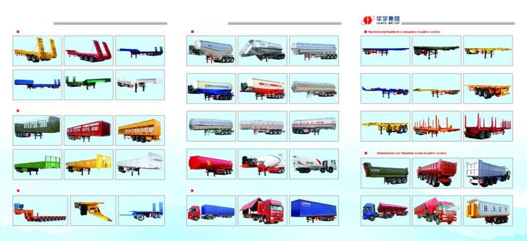 Heavy Duty Lowboy/Heavy Duty Truck Head Semi Trailer for Heavy Equipment Excavator Transport