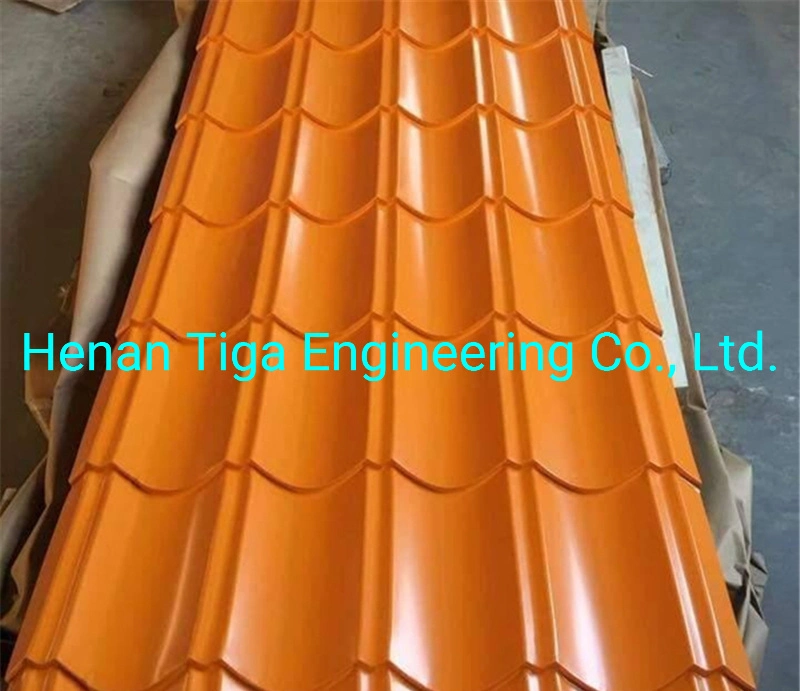 Box Profiled PPGI Roofing Sheets / Weatherability Color Coated Steel Plates