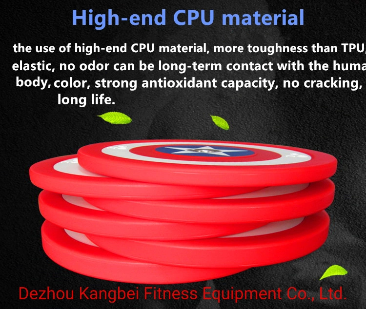 High Quality Fitness Equipment/Gym Machine Rubber Coated Weight Plate