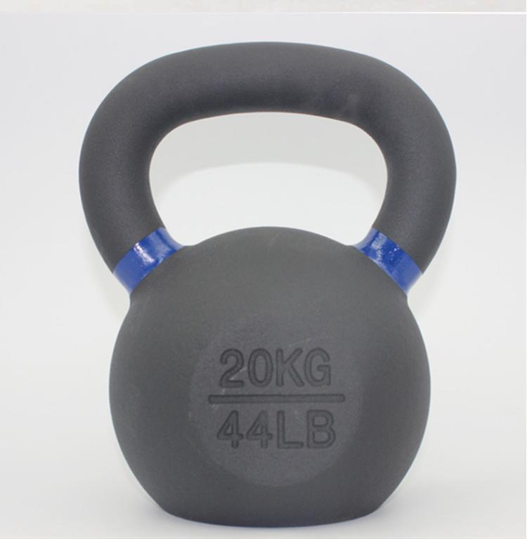 Custom Gym Weight Training Gravity Coated Competition Cast Iron Kettlebell with Logo