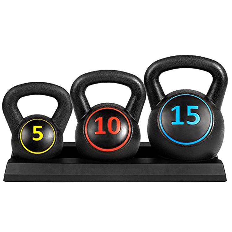 Plastic Coated Adjustable Gym Exercise Kettlebell