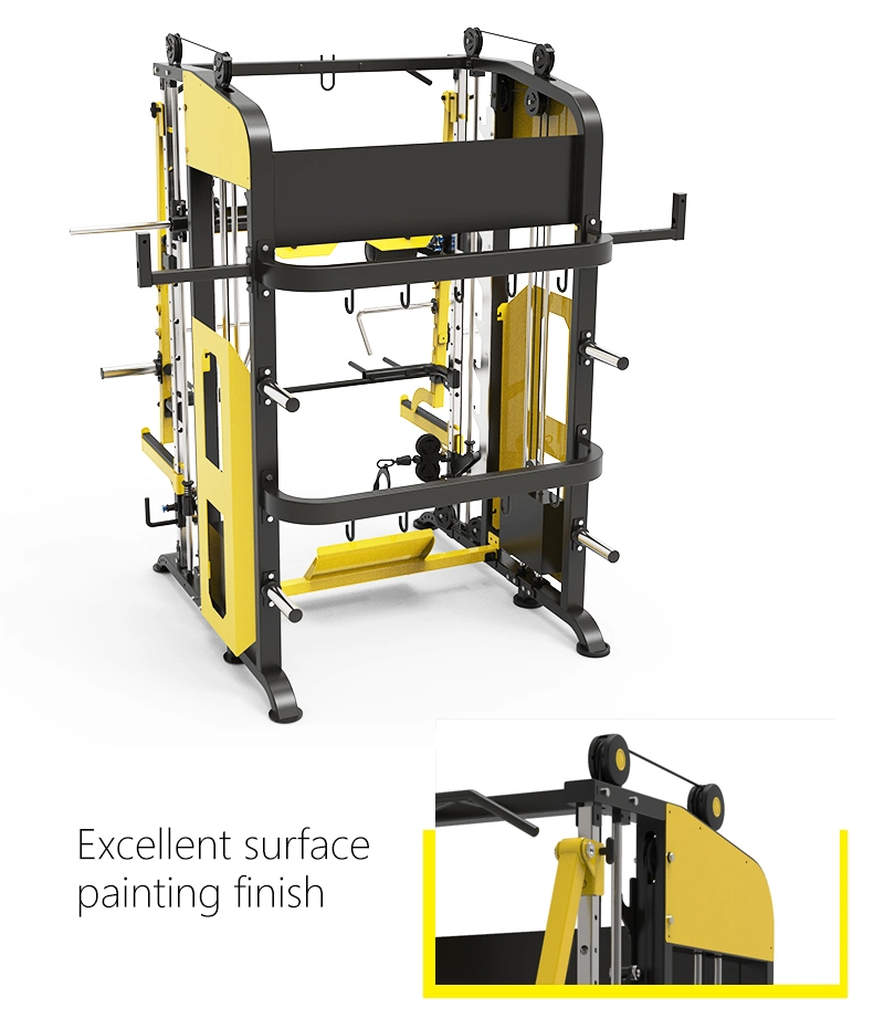 Home Use Gym Equipment Multi Functional Trainer Jammer Arm System Squat Power Rack Smith Machine