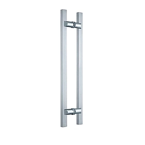 Inches Square Back to Back Stainless Steel Push Pull Door Handle