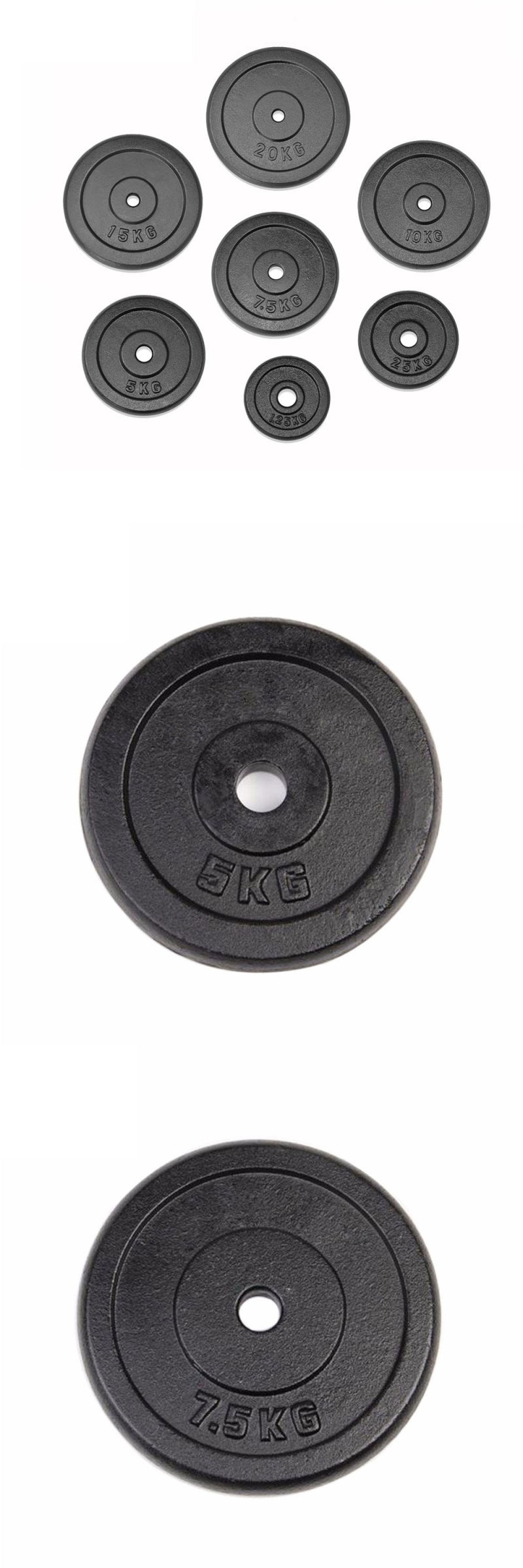 Grey Hammerton Weight Plates for Home Gym