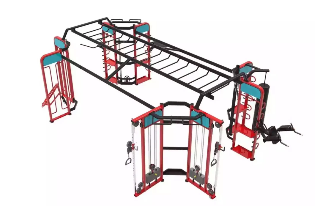 Synergy 360d 4door Multifunction Smith Machine Power Rack Home Gym Fitness Station