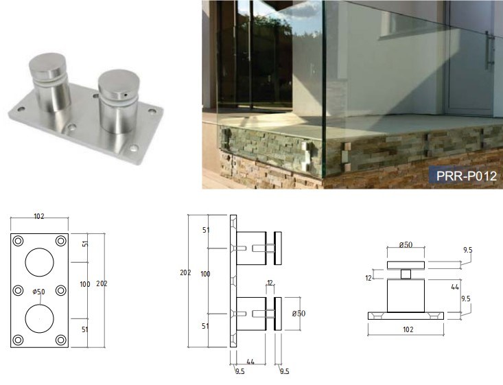 The Newest Balcony Railing Standoff Glass Balcony Railing