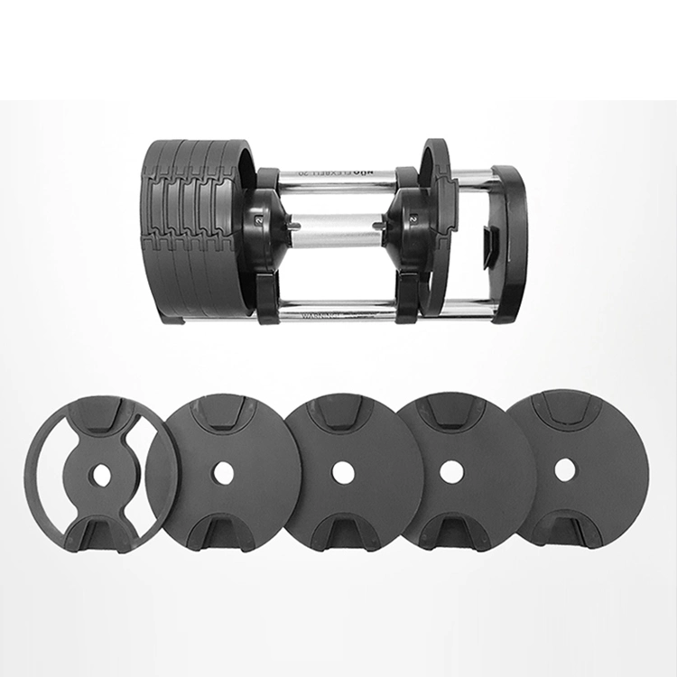 Hot High Quality 20kg 30kg Water Iron Rubber Dumbbells Set