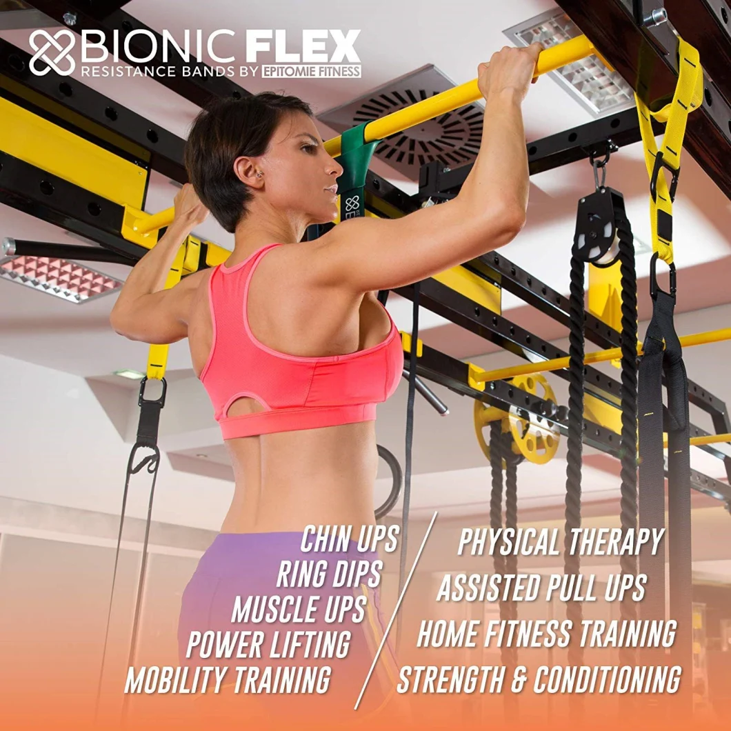 Dual Layer Pull up Assist Bands for Strength Training and Physical Therapy