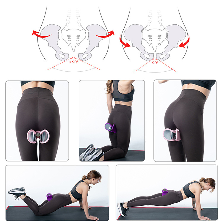 Leg Trainer Hip Trainer Pelvic Floor Sexy Inner Thigh Exerciser Bladder Control Device Correction Buttocks Butt Muscle Training