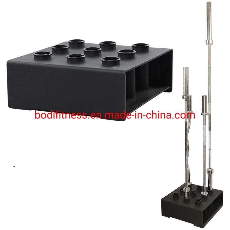 Wholesale High Quality Crossfit Bar Holder Weight Lifting Bar Holder with 9 Holes