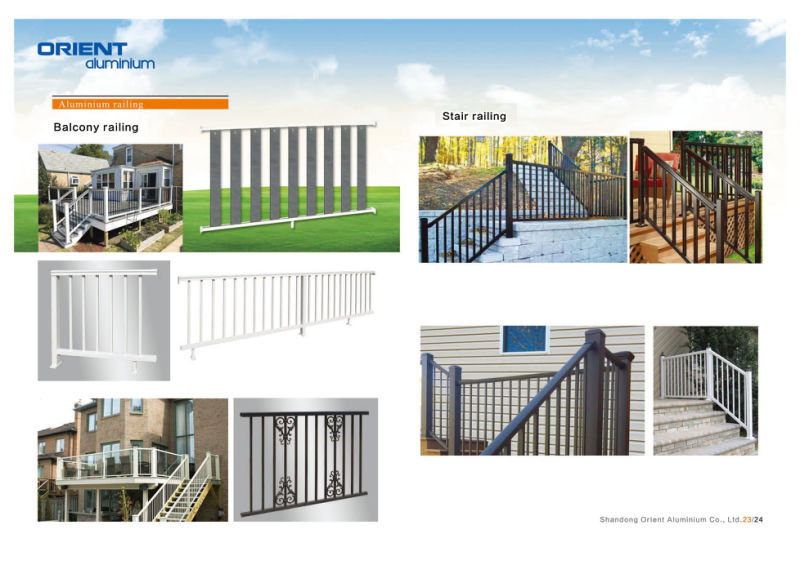 Assemble Aluminium Railing System Easy for Shipping and Install