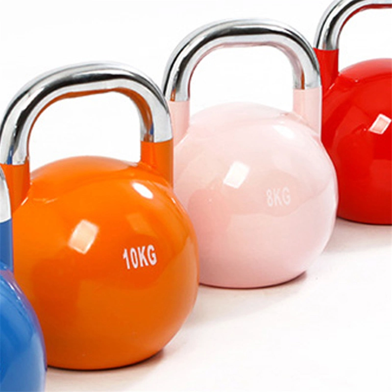 Wholesale Weight Lifting Colourful Steel 4kg Competition Sports Kettlebell